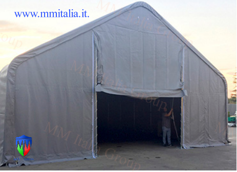 Tendone, Agritunnel Coperture in pvc 10 x 20 x 5,5 mt. MM italia - Foto 7