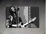 Quadro moderno Jimi Hendrix dipinto a mano pop art