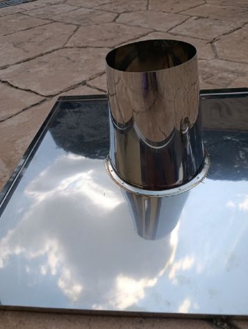 FALDALE ACCIAIO INOX 45Cm H 22Cm FORI D.10/12mm - Foto 2
