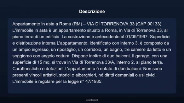 Immobile in asta di 15 m², box auto in vendita a Roma - Foto 17