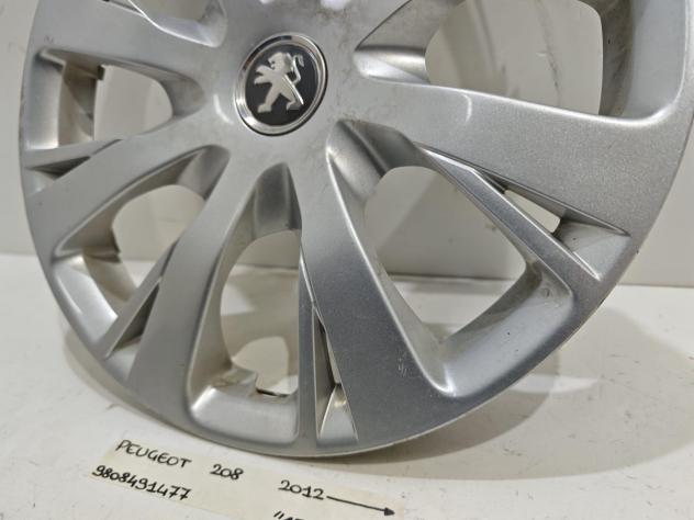 COPRI CERCHIO PEUGEOT 208 Serie 9808491477 (1219) - Foto 6