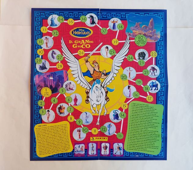 Album figurine Disney Hercules Panini 1997 con 194 figurine attaccate come nuovo - Foto 5