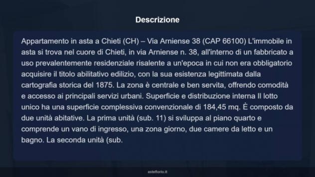 Immobile in asta di 184 m² con più di 5 locali in vendita a Chieti - Foto 17