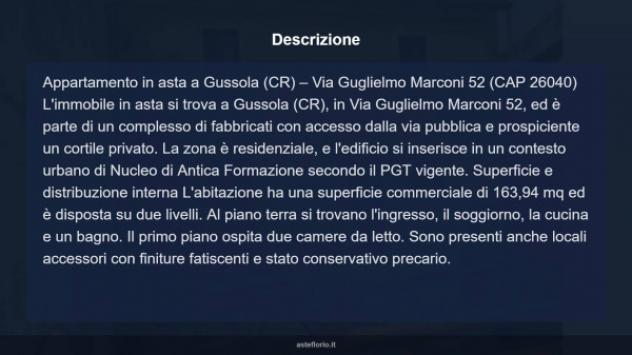 Immobile in asta di 163 m² con più di 5 locali in vendita a Gussola - Foto 18