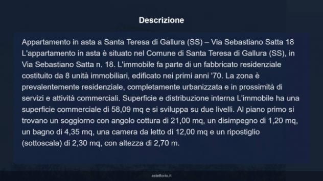 Immobile in asta di 58 m² in vendita a Santa Teresa Gallura - Foto 12