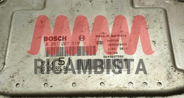 0261207318 9653492580 Citroen Xsara Picasso 1.6 centralina motore Bosch - Foto 2