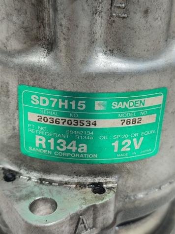 COMPRESSORE A/C FIAT Ducato 4° Serie 2036703534 98462134 814043S diesel 2799 (0206) - Foto 5