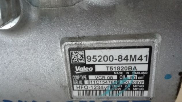Compressore climatizzatore Suzuki Celerio 1.0 del 2017 (95200-84M41) - Foto 5