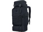 Zaino tattico 80L molle impermeabile trekking campeggio viaggi nero
