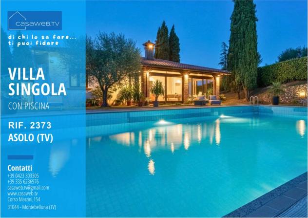 2373 - Villa con piscina e parco ad Asolo (TV) Rif. 2373