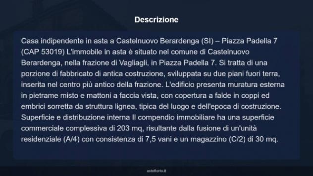 Immobile in asta di 203 m² in vendita a Castelnuovo Berardenga - Foto 4