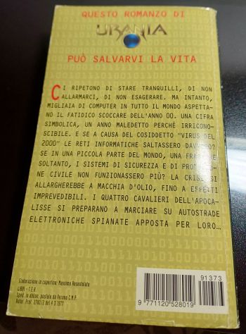 Y2K, L’ultimo romanzo prima della fine del mondo, JASON KELLY, URANIA 1999. - Foto 4