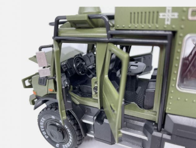 Camper Caravan fuoristrada Green Unimog U4000 Ms 1:28 New XL - Foto 5