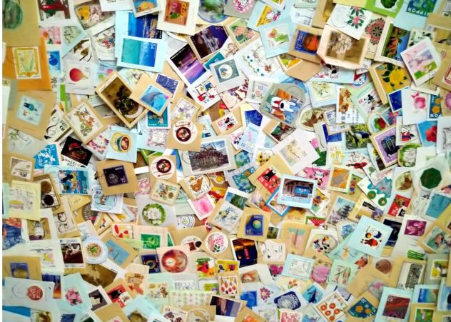 FRANCOBOLLI-KILOWARE - 1 KG GIAPPONE COMMEMORATIVI MOLTO RECENTI !! - Foto 4
