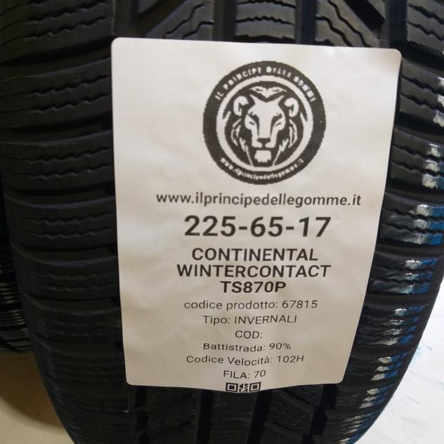4 GOMME 225 65 17 CONTINENTAL A67815 - Foto 2