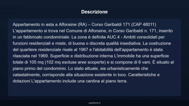 Immobile in asta di 105 m² con più di 5 locali in vendita a Alfonsine - Foto 8