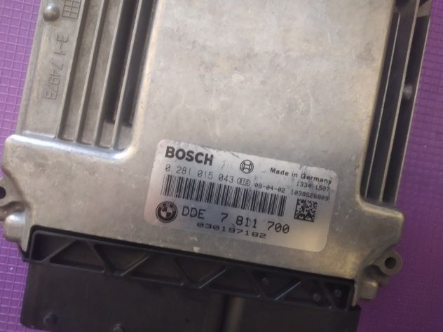 Centralina Motore BMW 0281015043 ECU Centralina BMW E87 2.0 Diesel 7811700-01 0 - Foto 6