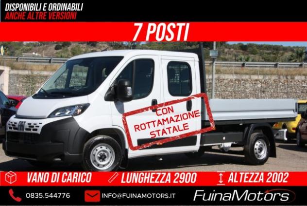 FIAT Ducato 35 2.2 Mjt 140CV - L3 H1 DOPPIA CABINA CASSONE rif. 23905273