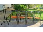 Set N°4  sedie pieghevole  Calligaris design  anni '80