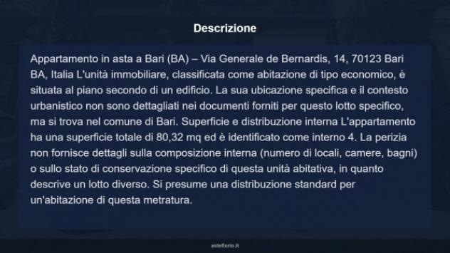 Immobile in asta di 80 m² in vendita a Bari - Foto 14