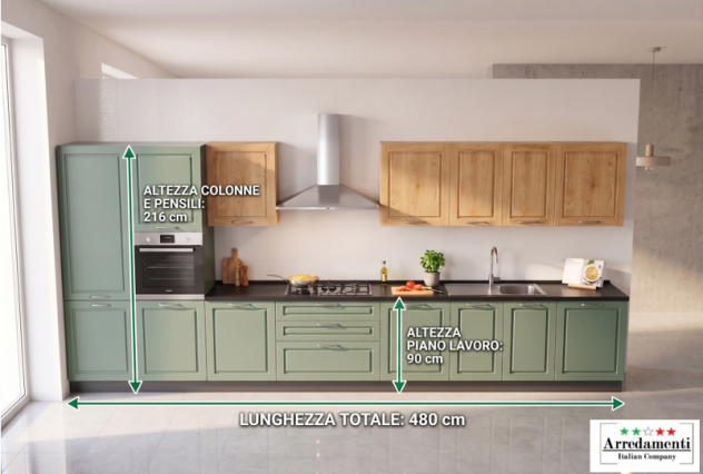 CUCINA NUOVA DA ESPOSIZIONE COMPLETA DI ELETTRODOMESTICI CUCINE COMPONIBILI - Foto 4