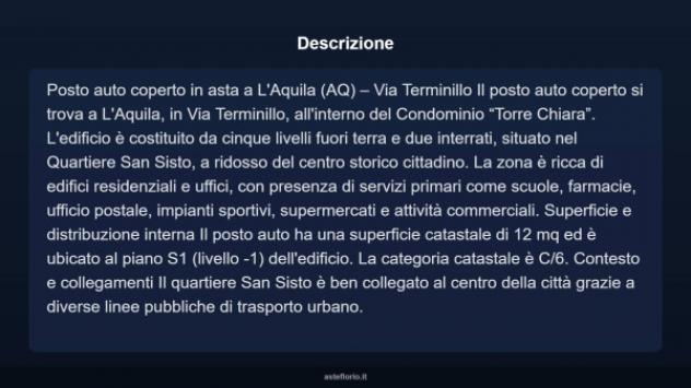 Immobile in asta di 12 m² in vendita a L'Aquila - Foto 3