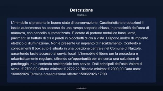 Immobile in asta di 23 m² in vendita a Narzole - Foto 9