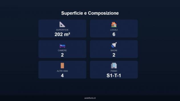Immobile in asta di 202 m² con più di 5 locali e box auto in vendita a Civitella di Romagna - Foto 16