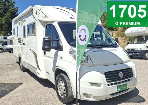 CAMPER LAIKA DUCATO SEMINTEGRALE GARAGE SEMIDINETTE CLIMATIZZATORE FOTOVOLTAICO CAMPEGGIO USATI GENERALI 1705