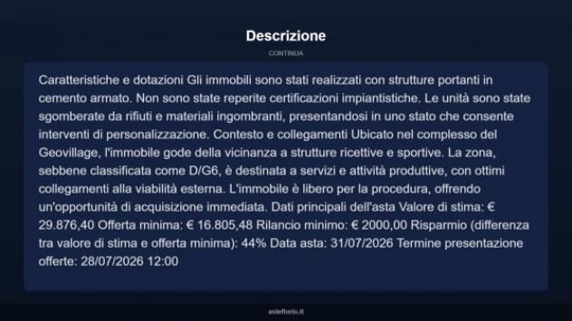 Immobile in asta di 200 m² con più di 5 locali in vendita a Olbia - Foto 9