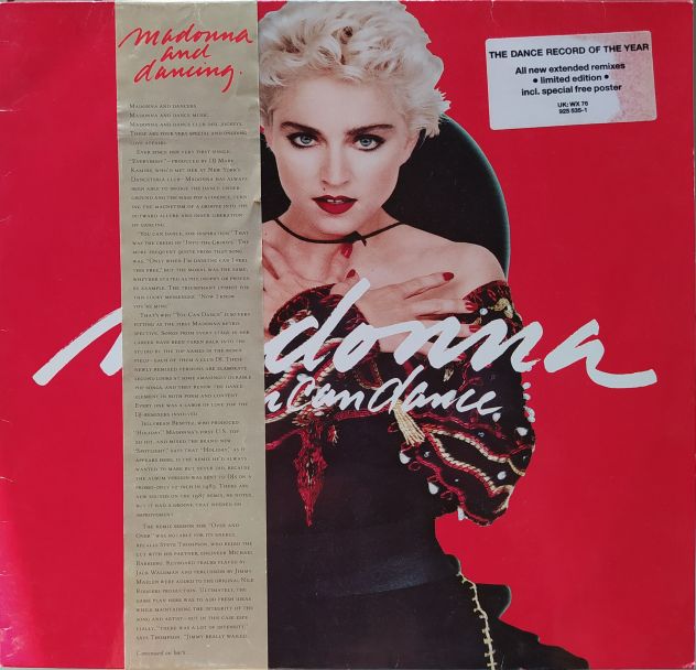 MADONNA -You Can Dance- Sire Records in England- LP 1987