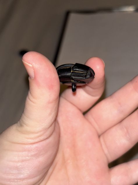 UN BOTTONE NUOVO MAI USATO IN VERA PELLE NERA INTRECCIATA E METALLO - Foto 9