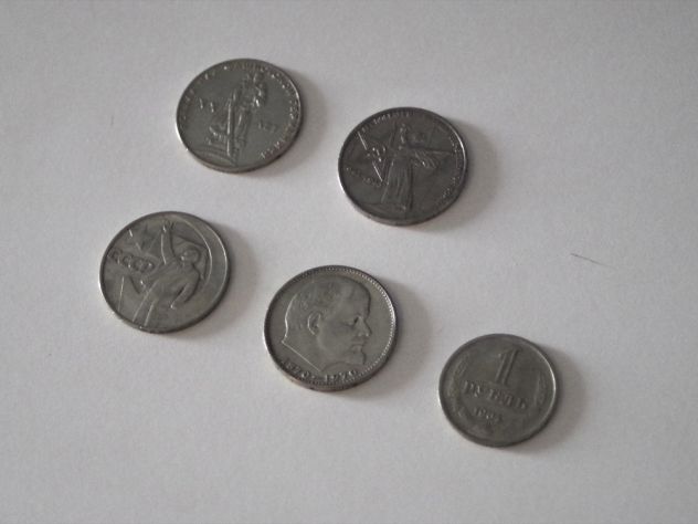 Vendo monete rublo sovietico URSS varie - Foto 3