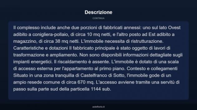 Immobile in asta di 155 m² con più di 5 locali in vendita a Castelfranco di Sotto - Foto 4