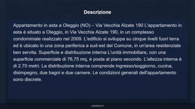 Immobile in asta di 76 m², box auto doppio in vendita a Oleggio - Foto 7