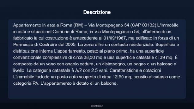 Immobile in asta di 38 m² in vendita a Roma - Foto 12