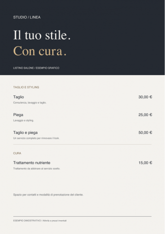 Menu e listini in PDF: impaginazione a 60 euro - Foto 2