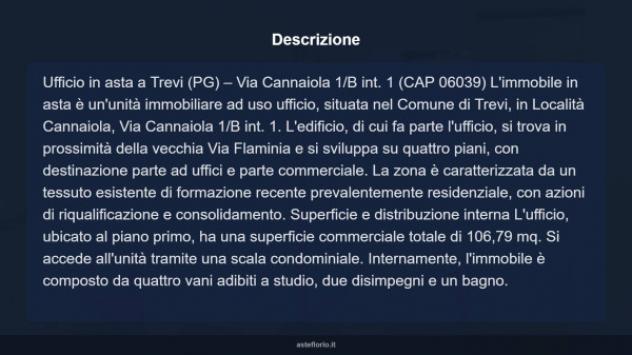 Immobile in asta di 106 m² in vendita a Trevi - Foto 4