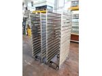 5 carrelli portateglie inox usati