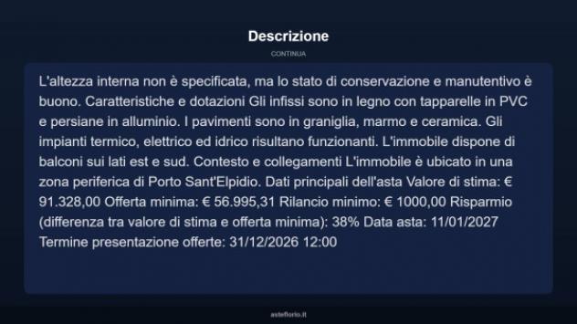 Immobile in asta di 123 m² in vendita a Porto Sant'Elpidio - Foto 6