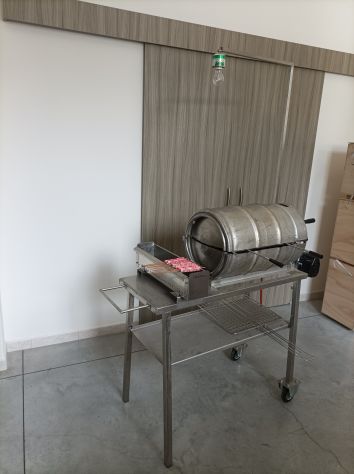 Barbecue inox multifunzione a carbone - Foto 3