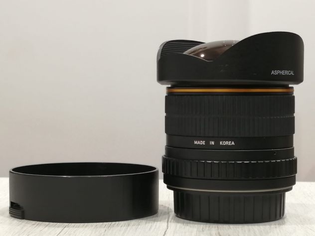 SAMYANG 8mm Fish-eye per Canon EF + scatola - Foto 2