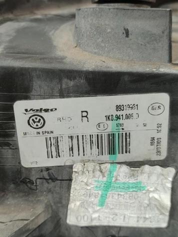 FARO ANTERIORE DESTRO VOLKSWAGEN Scirocco Serie (137) 1K8941006D CAXA (0814) - Foto 4