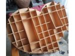 bacheca in legno cuoriforme cm.69x58 vari scomparti