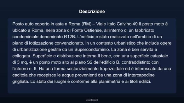 Immobile in asta di 3 m² in vendita a Roma - Foto 4