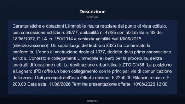 Immobile in asta di 36 m² in vendita a Legnaro - Foto 10