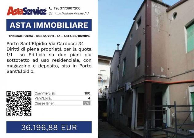 Tribunale Fermo - RGE 51/2011 - L1 - Tribunale Fermo - RGE 51/2011 - L1 - ASTA 06/10/2026