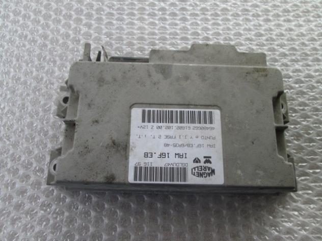 FIAT 1.1 1999 RICAMBIO CENTRALINA ECU ECM DGLDUV47 11697 IAW 16F.EB IAW16F.EB/6A35-48 46480662 31602.102.00 Z 12V PUNTO E Y 1.1 FASE 2T. IT.