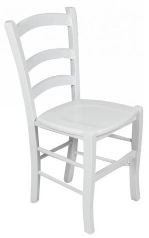 Sedie in legno ristorante bianche cod 3011/L