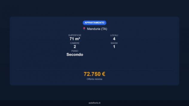 Immobile in asta di 71 m², box auto in vendita a Manduria - Foto 15